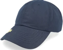 Dad Cap-Yupoong Recycled Polyester Navy Dad Cap - Blue