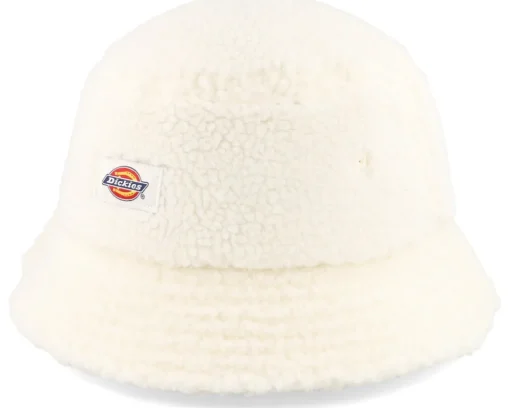 Fashion Dickies Red Chute Ecru Bucket - White