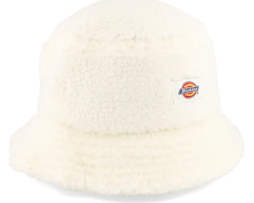 Fashion Dickies Red Chute Ecru Bucket - White