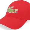 Online Lacoste Red Dad Cap -
