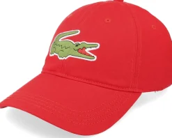 Online Lacoste Red Dad Cap -