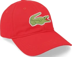 Online Lacoste Red Dad Cap -