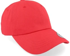 Adjustable-Yupoong Red Dad Cap -