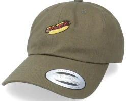 Sale Abducted Red Rocket Hot Dog Weiner Olive Dad Cap -