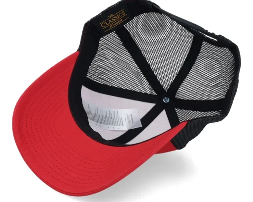 Best Yupoong Red/Black Trucker -