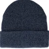 Cuff Beanies-Beechfield Reflective French Navy Cuff Blank Beanie - Blue