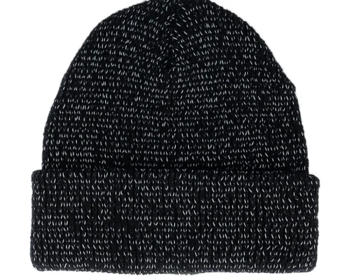 Cuff Beanies-Beechfield Reflective French Navy Cuff Blank Beanie - Blue