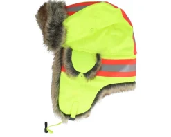 Trapper-MJM Hats Reflex Faux Fur Yellow Trapper -