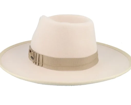 Fedora-Brixton Reno Bone/Sand Fedora -
