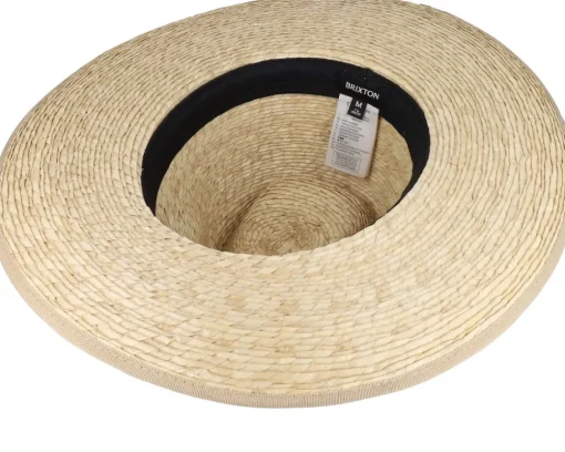 Straw Hat-Brixton Reno Natural Straw Hat -