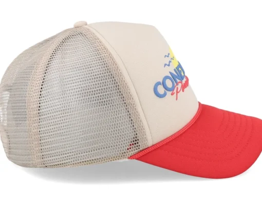 Trucker-Coney Island Picnic Resort Oatmeal/Salsa A-Frame Trucker - Beige