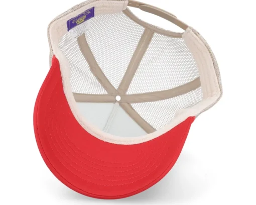 Trucker-Coney Island Picnic Resort Oatmeal/Salsa A-Frame Trucker - Beige