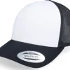 Discount Yupoong Retro Black/White/Black Trucker -