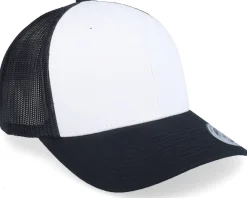 Discount Yupoong Retro Black/White/Black Trucker -