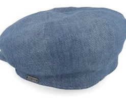 Online Wigéns Retro Cap Denim Blue Newsboy Flat Cap -