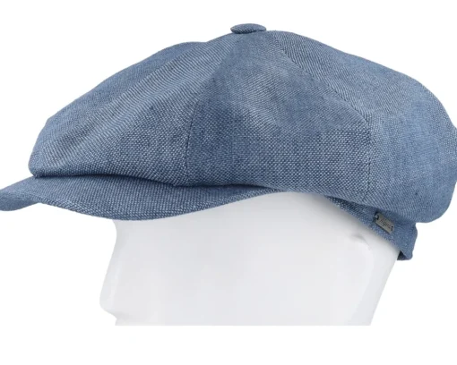 Online Wigéns Retro Cap Denim Blue Newsboy Flat Cap -