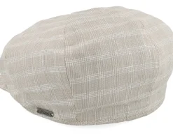 Flat Caps-Wigéns Retro Cap Ecru Newsboy Flat Cap -