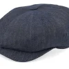 Hot Wigéns Retro Cap Indigo Newsboy Flat Cap -