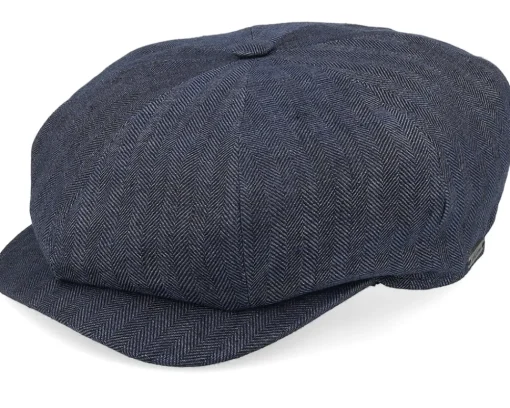 Hot Wigéns Retro Cap Indigo Newsboy Flat Cap -