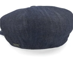 Hot Wigéns Retro Cap Indigo Newsboy Flat Cap -