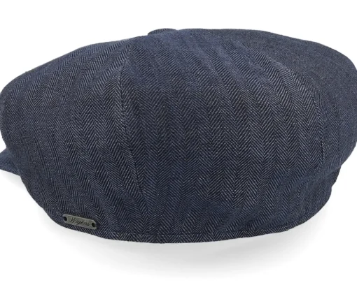 Hot Wigéns Retro Cap Indigo Newsboy Flat Cap -