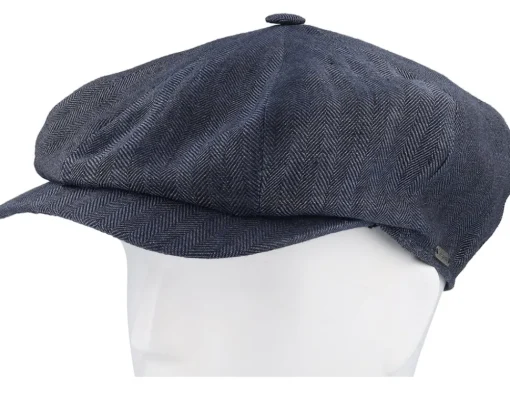 Hot Wigéns Retro Cap Indigo Newsboy Flat Cap -