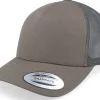 Trucker-Yupoong Retro Chocolate Chip/Greyish Brown A-Frame Trucker -
