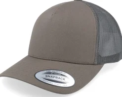 Trucker-Yupoong Retro Chocolate Chip/Greyish Brown A-Frame Trucker -