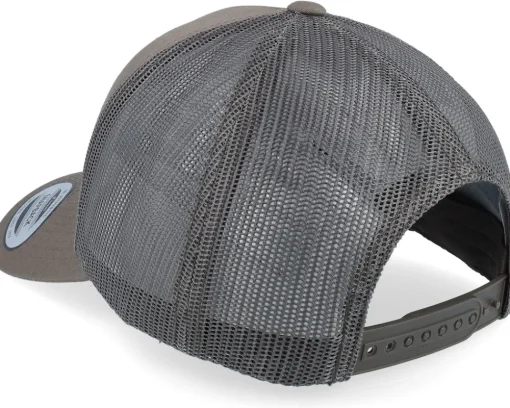 Trucker-Yupoong Retro Chocolate Chip/Greyish Brown A-Frame Trucker -