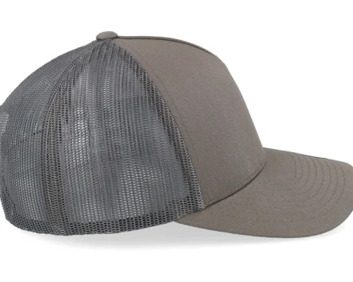 Trucker-Yupoong Retro Chocolate Chip/Greyish Brown A-Frame Trucker -