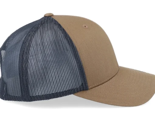 New Yupoong Retro Coyote Brown/Black Trucker -