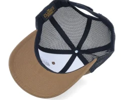 New Yupoong Retro Coyote Brown/Black Trucker -