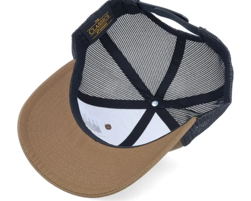 New Yupoong Retro Coyote Brown/Black Trucker -