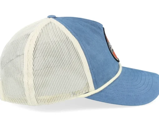 Trucker-Skillfish Retro Fishing Logo Bachelor Legion /Sand/Cream Trucker - Blue