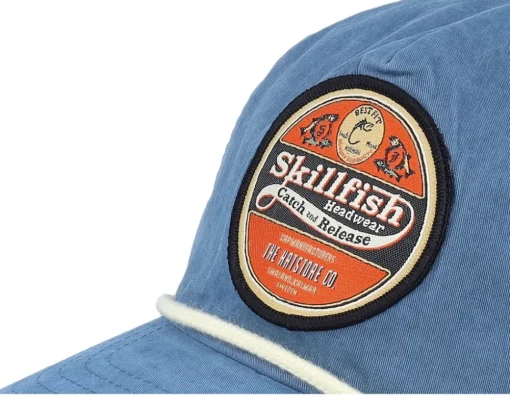 Trucker-Skillfish Retro Fishing Logo Bachelor Legion /Sand/Cream Trucker - Blue