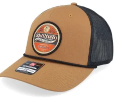 Trucker-Skillfish Retro Fishing Logo Bachelor Legion /Sand/Cream Trucker - Blue