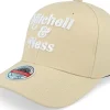 Outlet Mitchell & Ness Retro Logo Classic Red Khaki Adjustable -