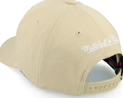 Outlet Mitchell & Ness Retro Logo Classic Red Khaki Adjustable -