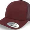 Blanks-Yupoong Retro Maroon Trucker -