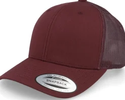 Blanks-Yupoong Retro Maroon Trucker -