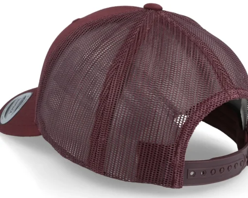 Blanks-Yupoong Retro Maroon Trucker -