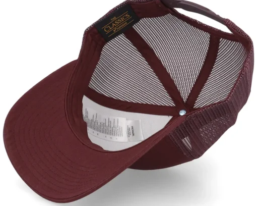 Blanks-Yupoong Retro Maroon Trucker -