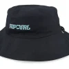 Buckets | Kids-Rip Curl Revo Revo Wide Brim Hat Black Bucket -