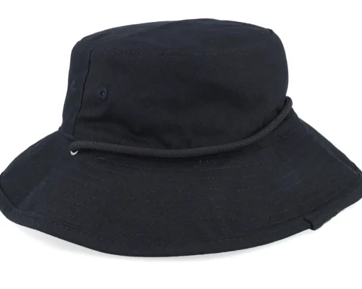 Buckets | Kids-Rip Curl Revo Revo Wide Brim Hat Black Bucket -