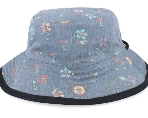 Buckets | Kids-Rip Curl Revo Revo Wide Brim Hat Black Bucket -