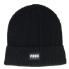 Cuff Beanies-Puma Ribbed Classic Beanie Black Cuff -