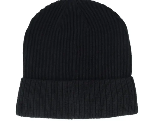Cuff Beanies-Puma Ribbed Classic Beanie Black Cuff -