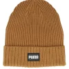 Cuff Beanies-Puma Ribbed Classic Beanie Caramel Latte Cuff - Brown