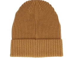 Cuff Beanies-Puma Ribbed Classic Beanie Caramel Latte Cuff - Brown