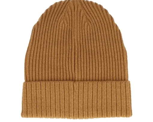Cuff Beanies-Puma Ribbed Classic Beanie Caramel Latte Cuff - Brown